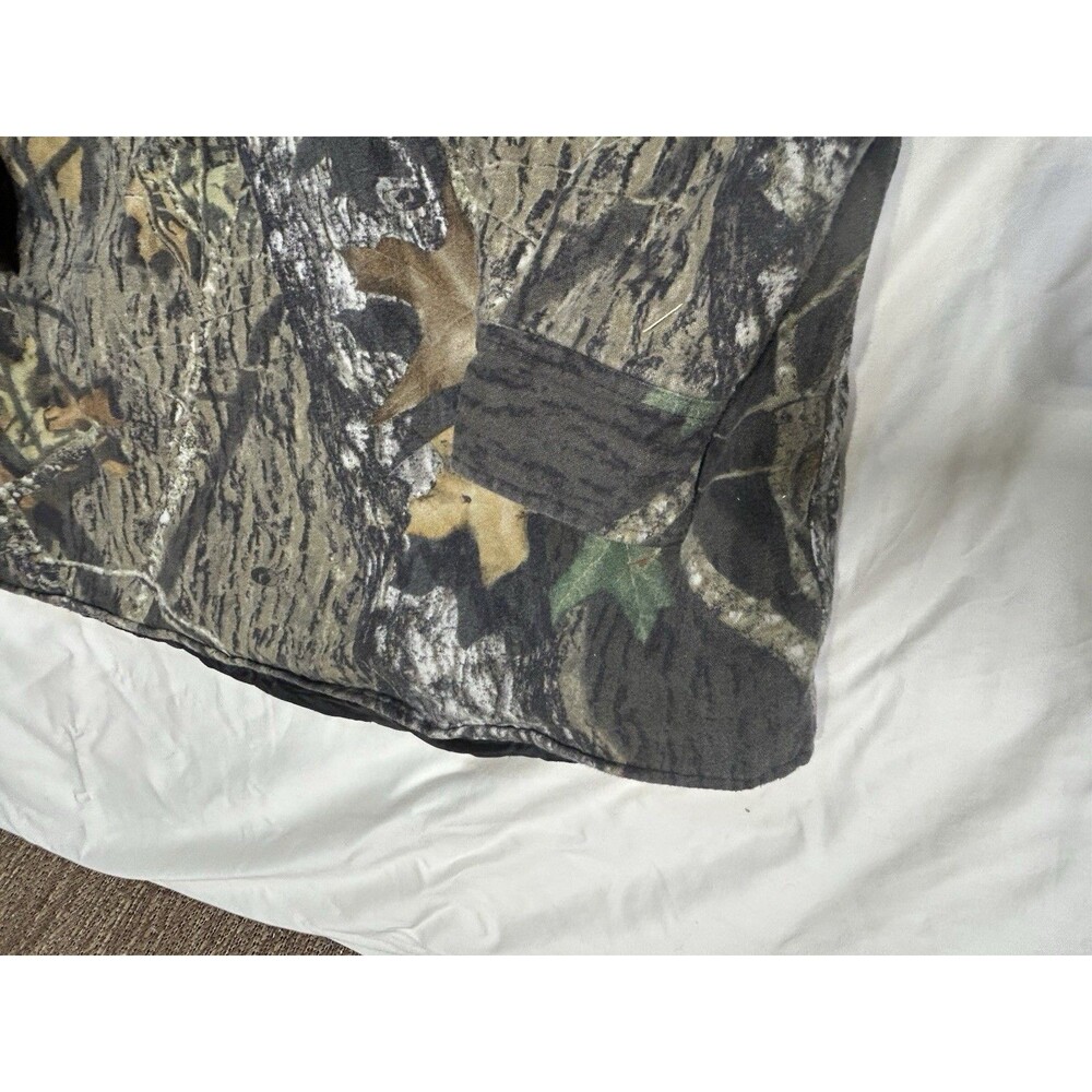 Vintage Cabelas Shirt Mens 2XLarge Camo Faded Chamois Flannel USA 90s Hunting - Picture 9 of 10